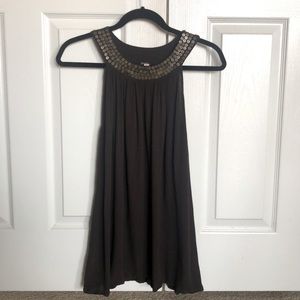 JUICY COUTURE Beach Royalty brown tank top Y2K beachy resort